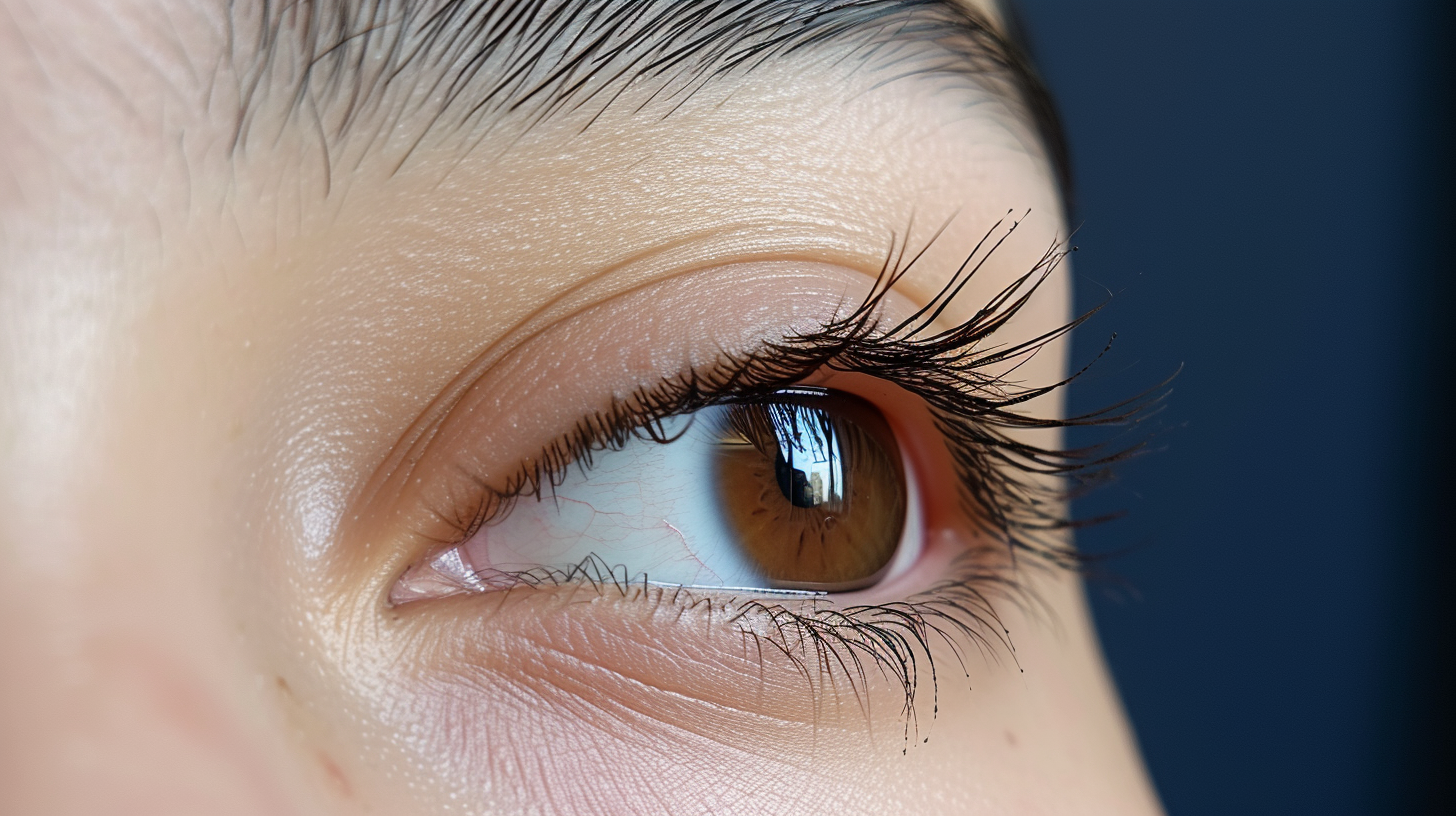 Lacking eyelashes can also lead to compromised vision quality