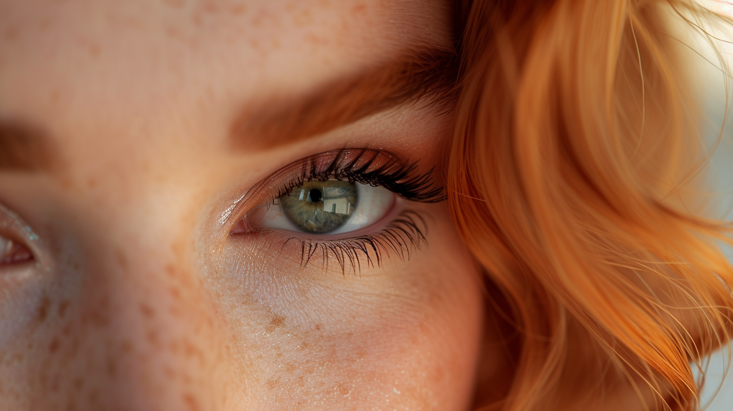 redheads have such distinctive eye colors