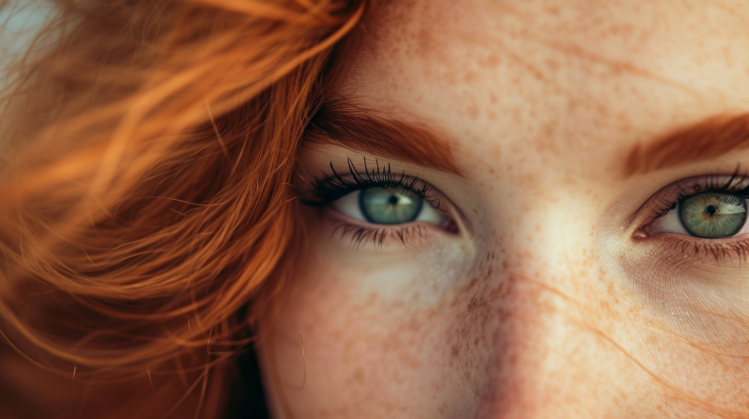 What Color Eyelashes Do Redheads Have?