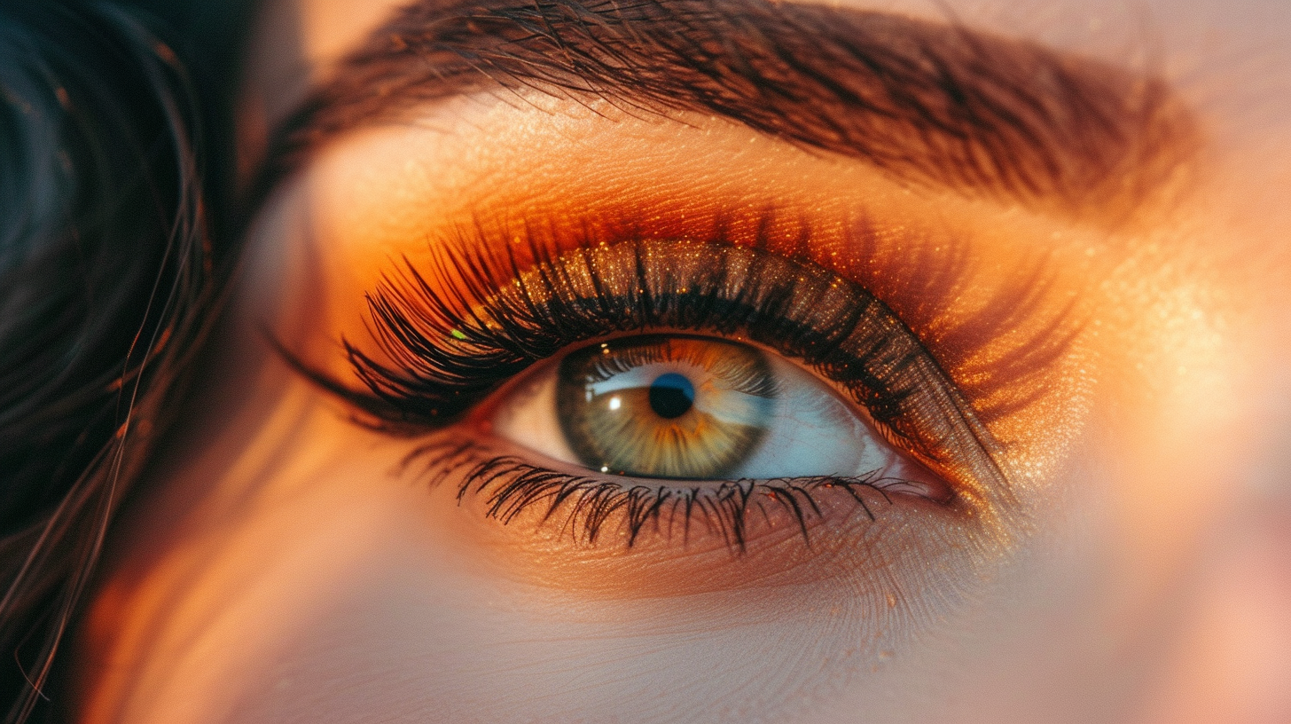 eyelashes play a role in how light interacts with your eyes
